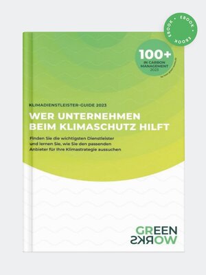 cover image of Klimadienstleister-Guide